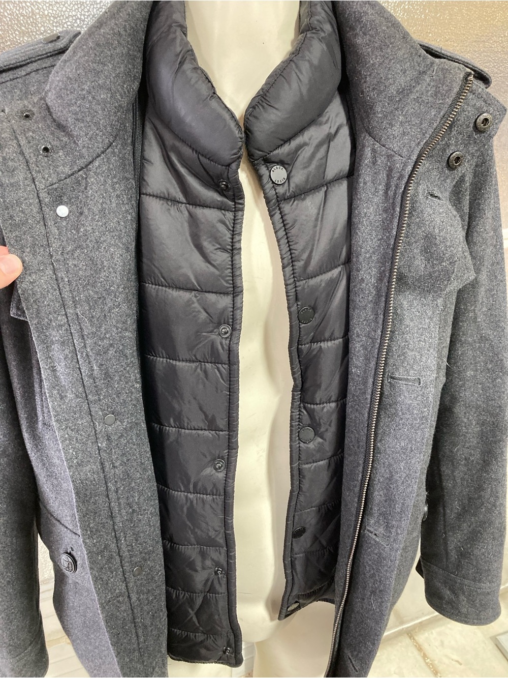 Black Rivet Coat - Picture 10 of 14